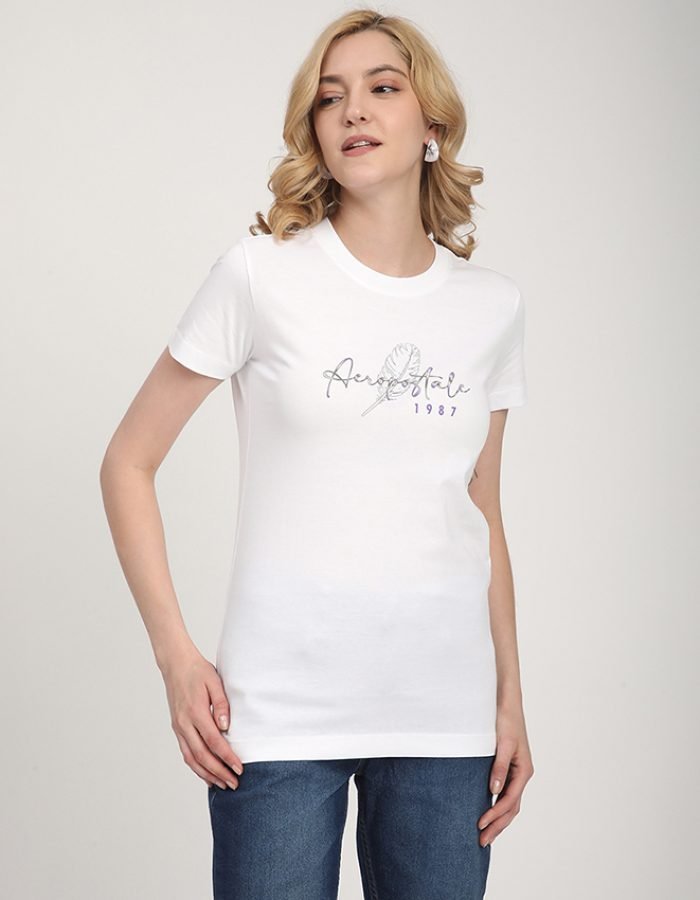 تيشيرت نسائي بأكمام قصيرة